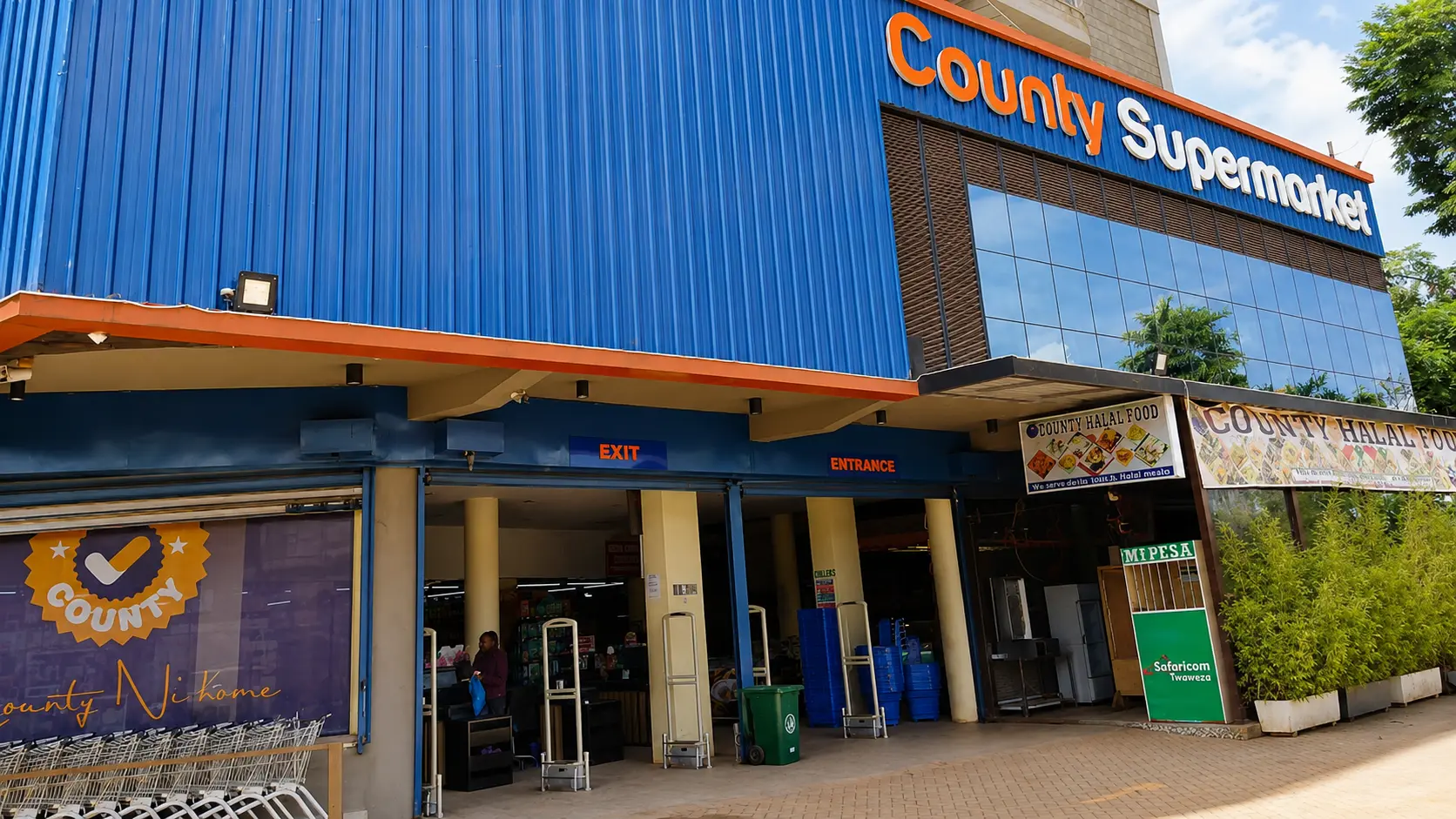 Inside County Supermarket
